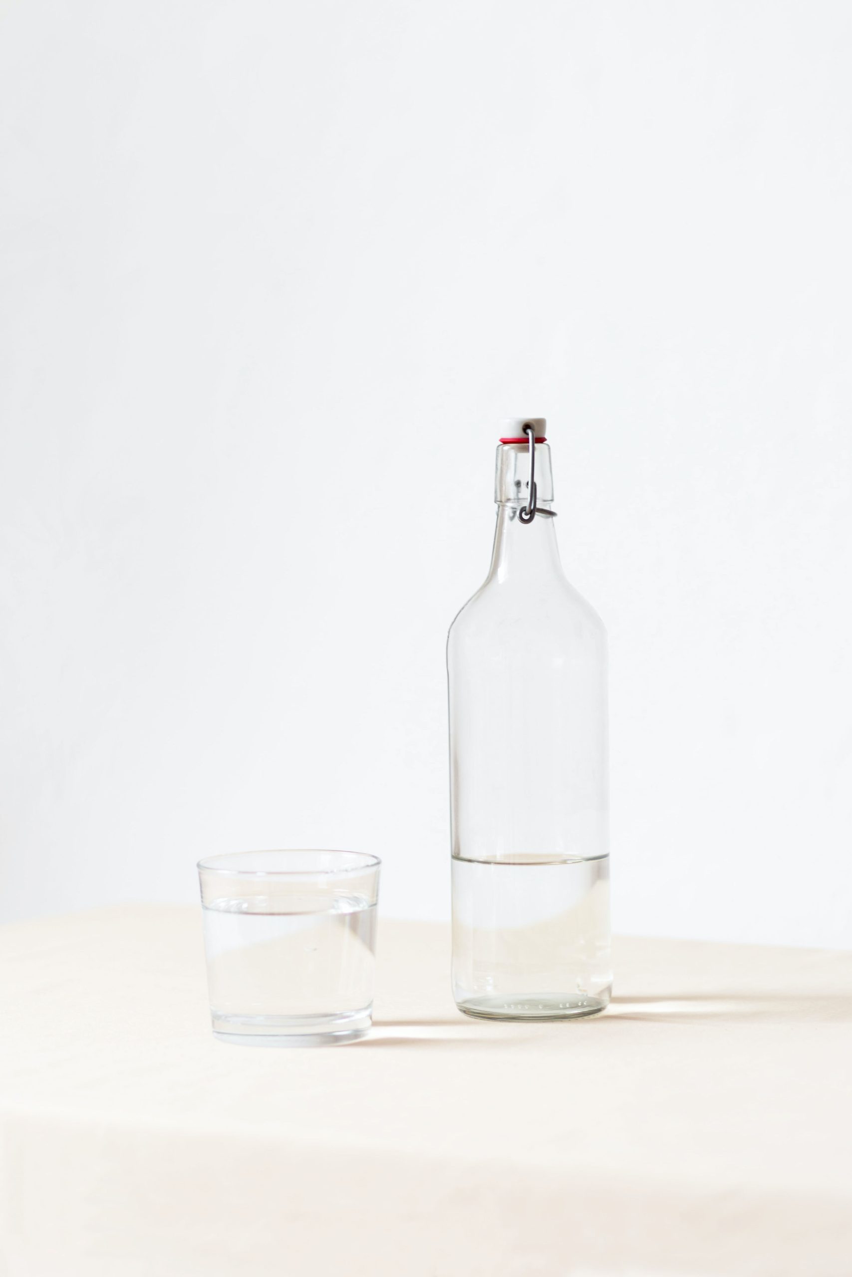 Refill Water In Glass Bottles