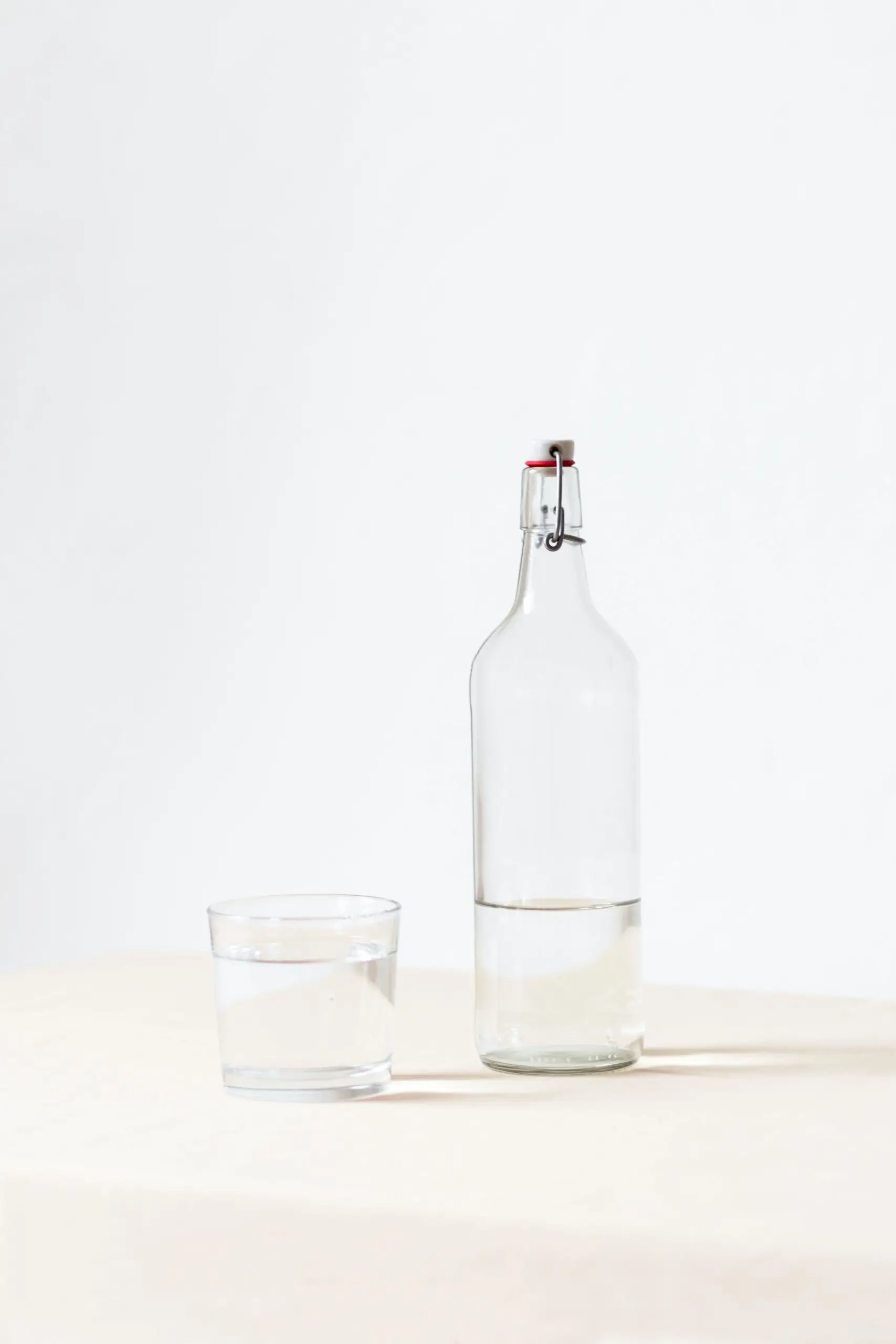 Refill Water In Glass Bottles