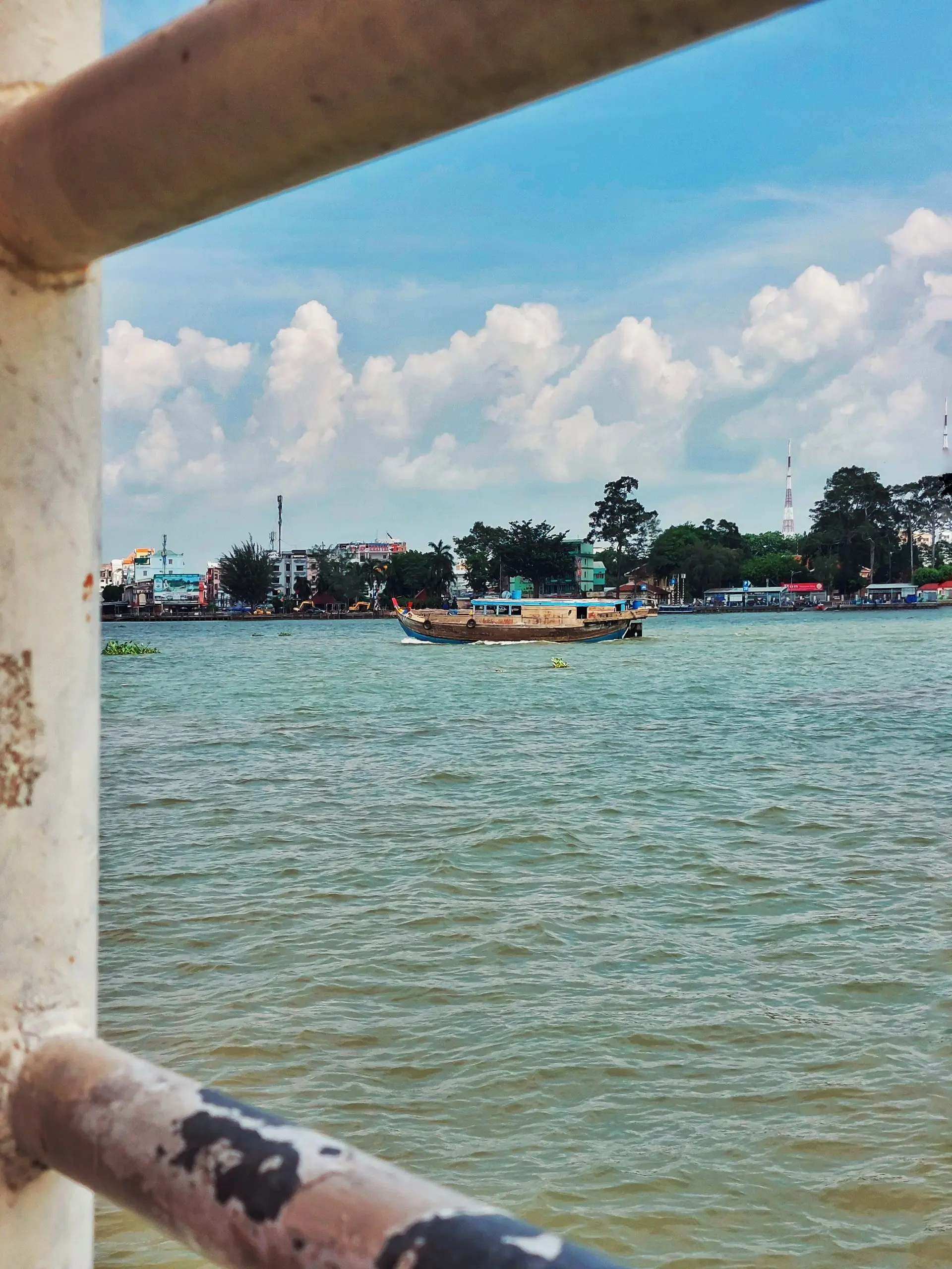 Ferry crossing view