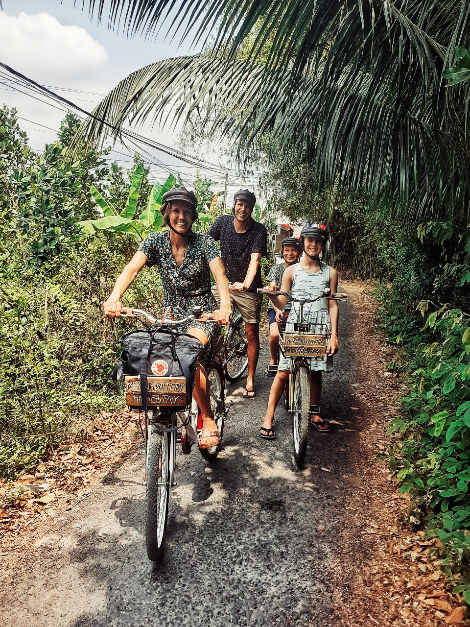 Shaded village paths