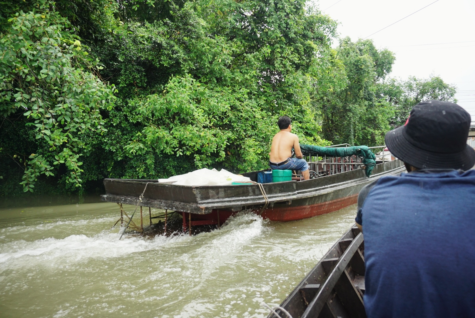 Cargo boat on Mekong