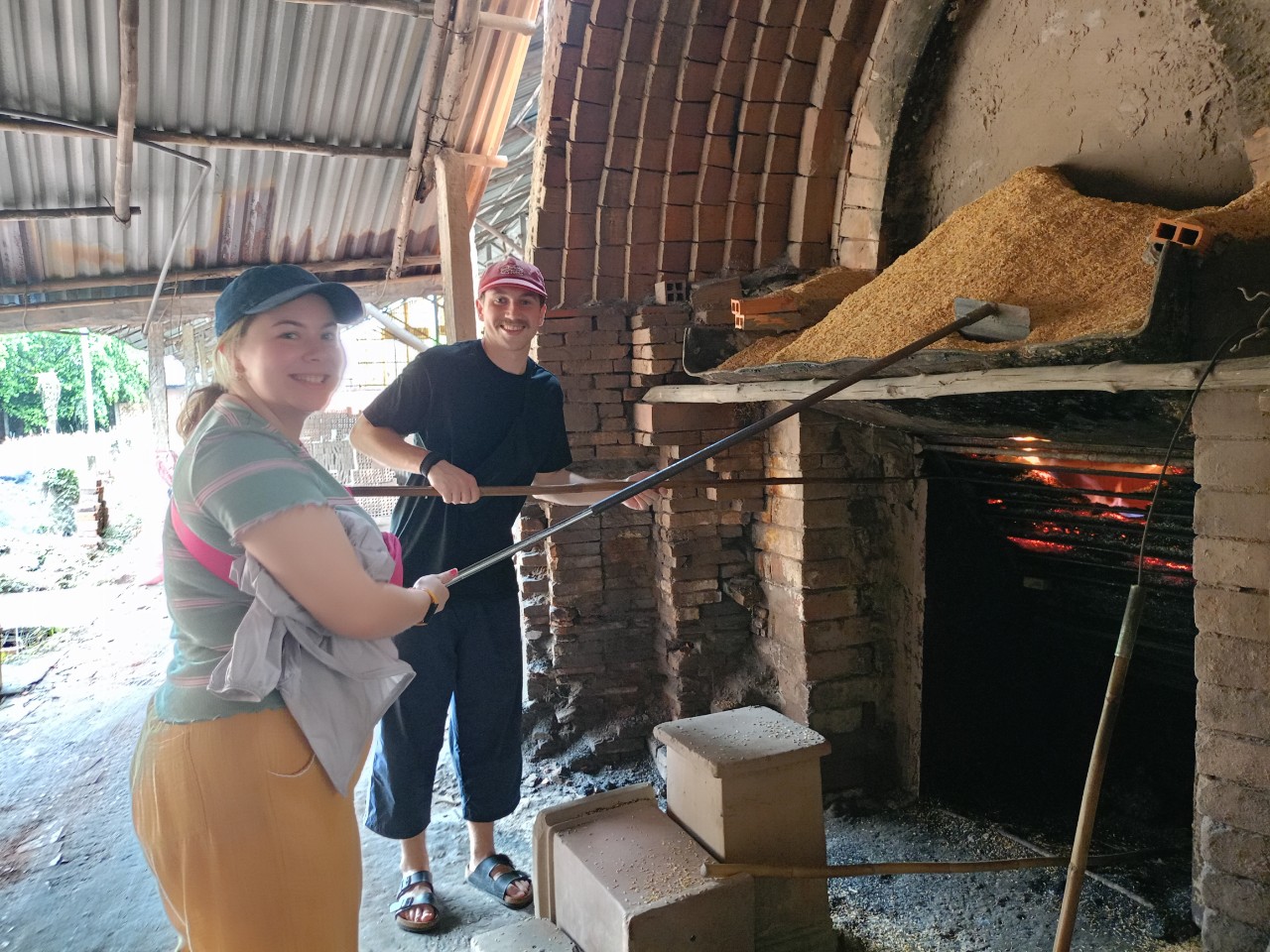 Rice cracker preparation