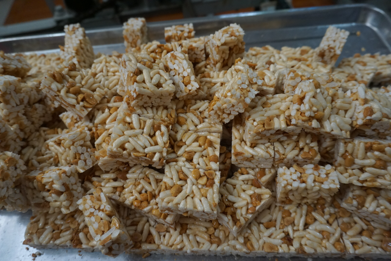 Homemade rice crackers