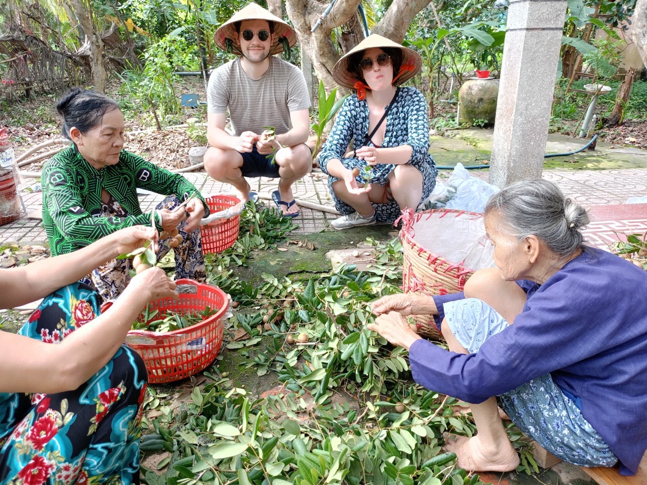 Friendly village locals