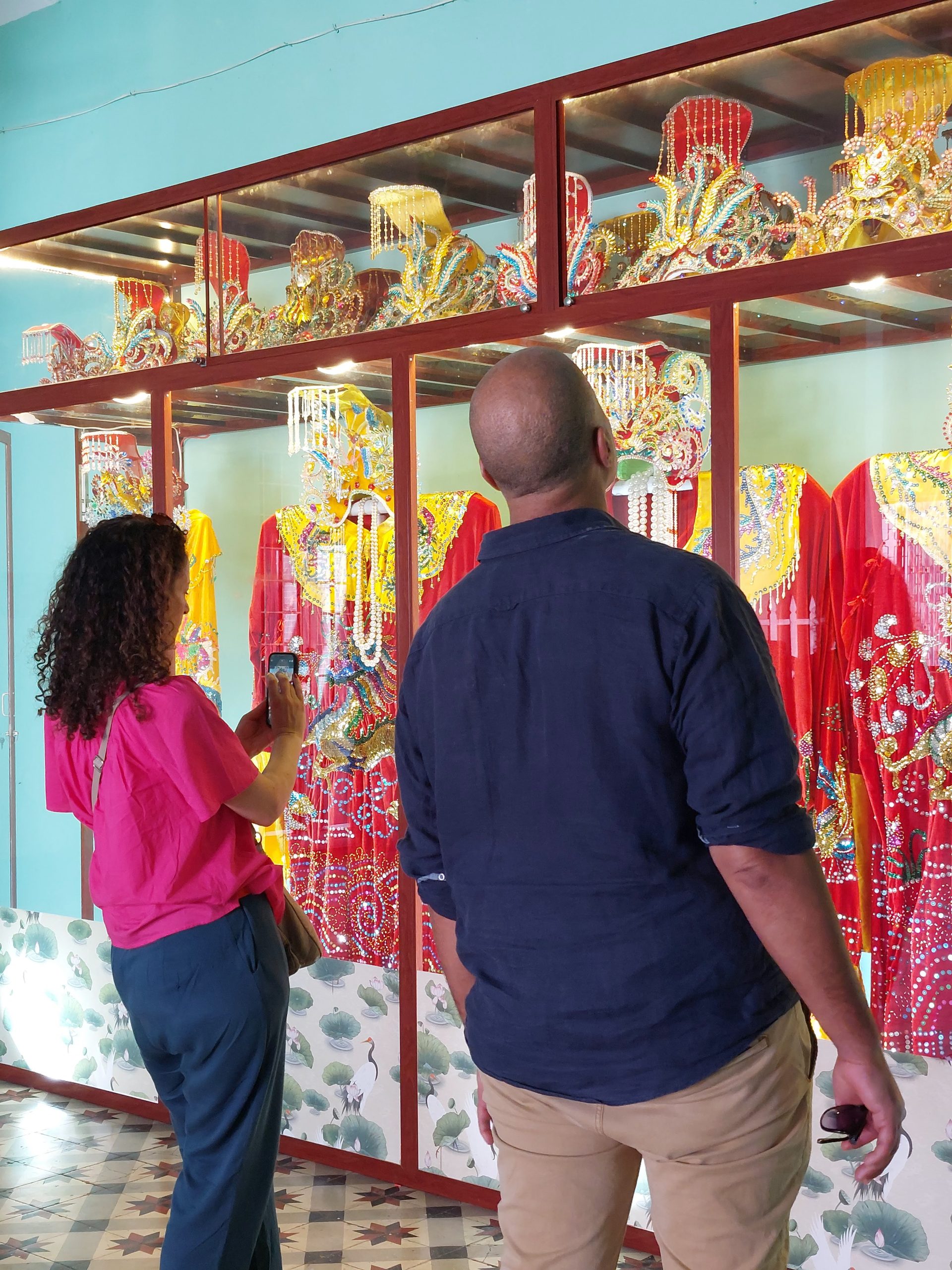 Traditional costumes display