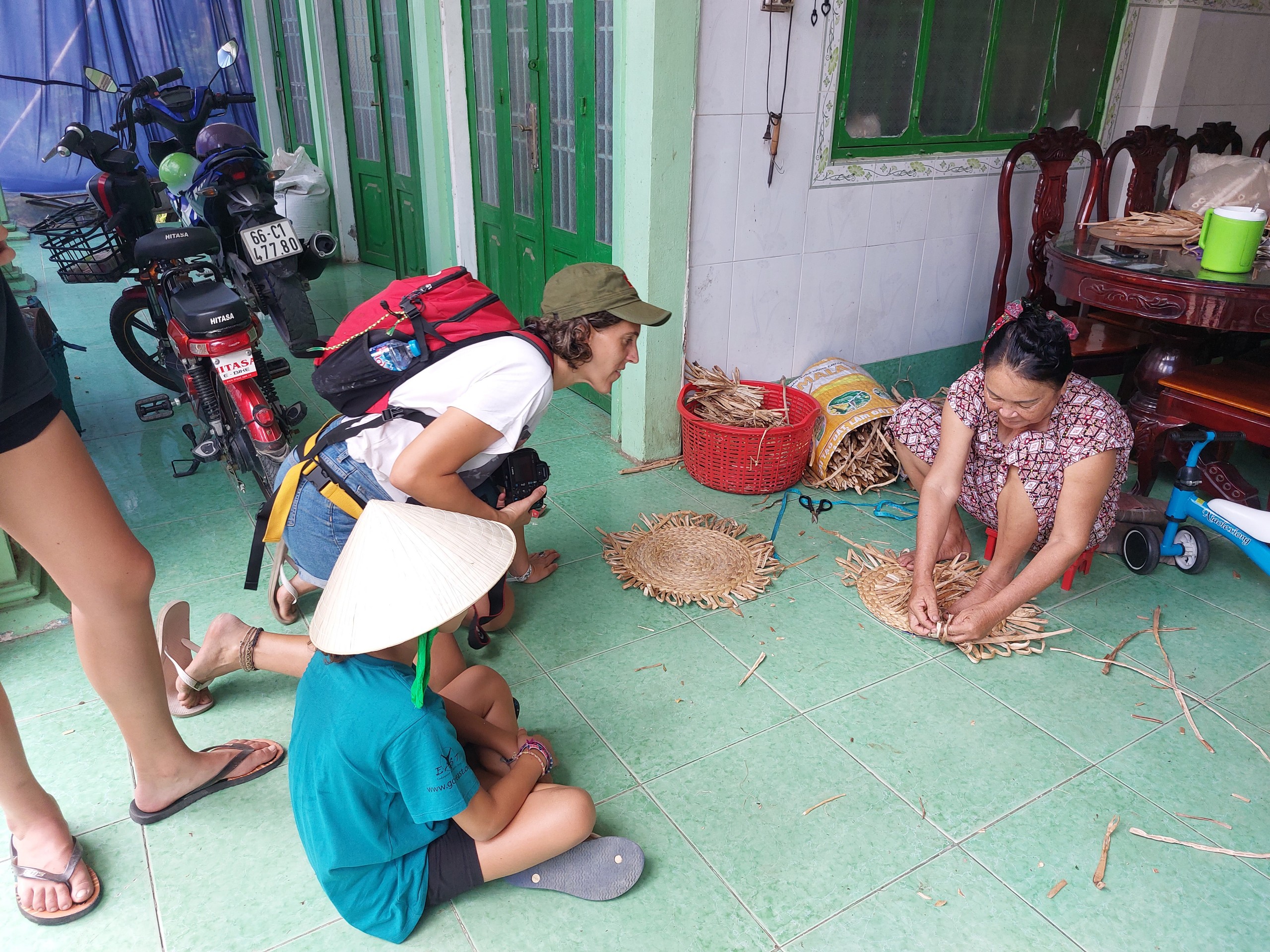 Village craft demonstration
