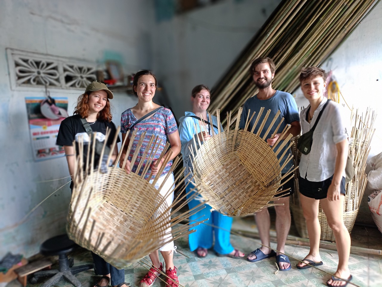 Conical hat workshop