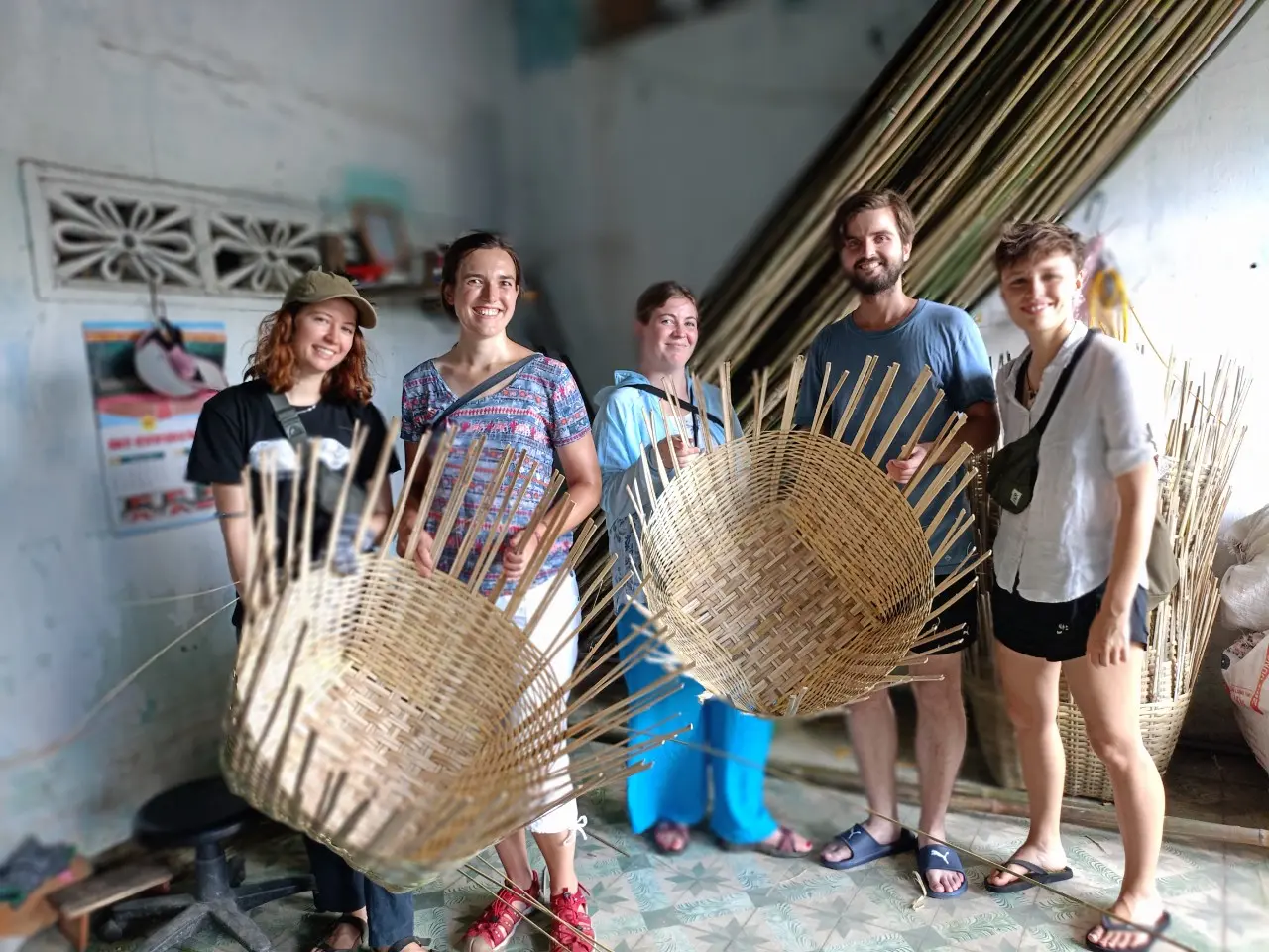 Conical hat workshop