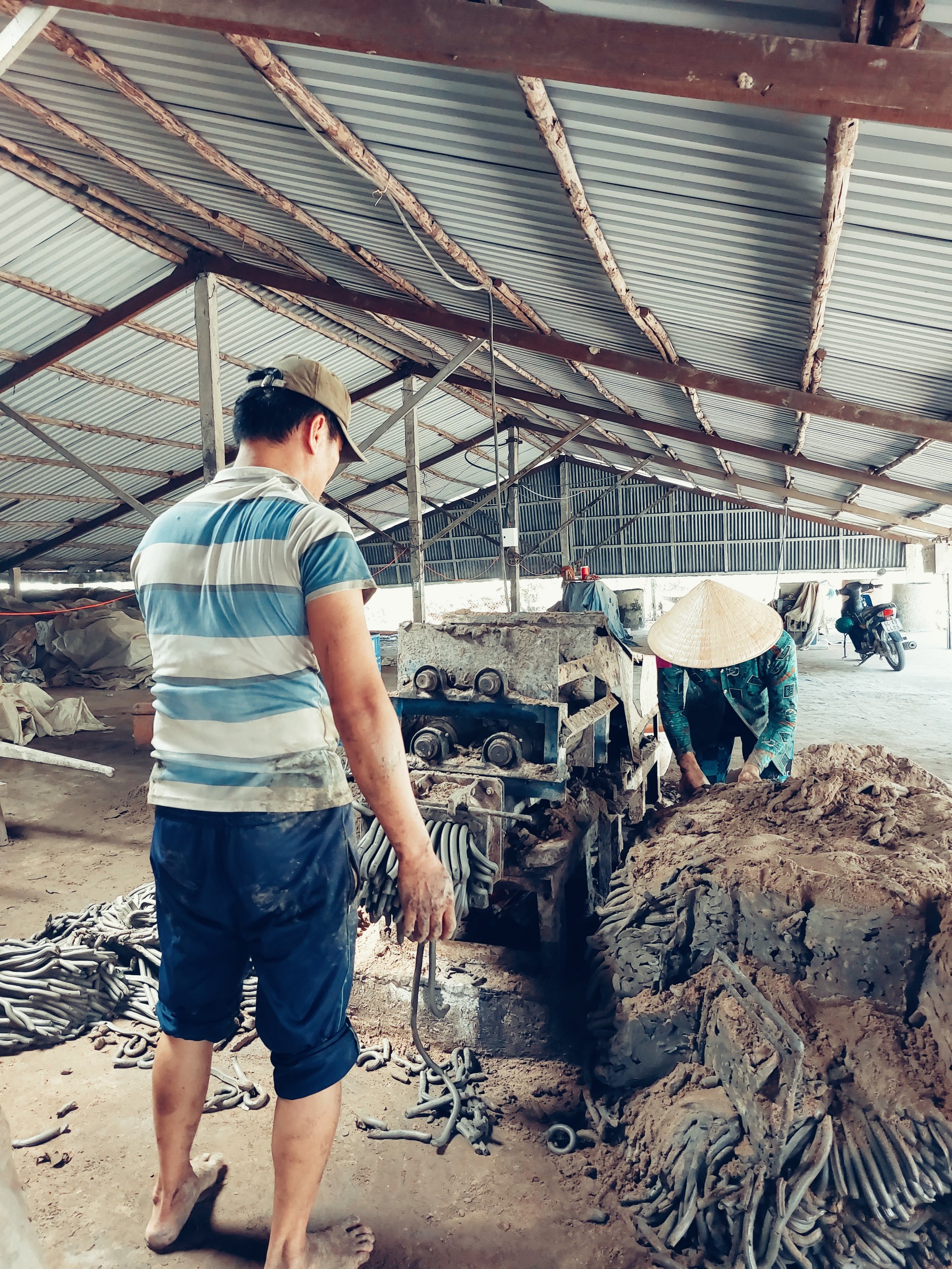 Coconut candy making process