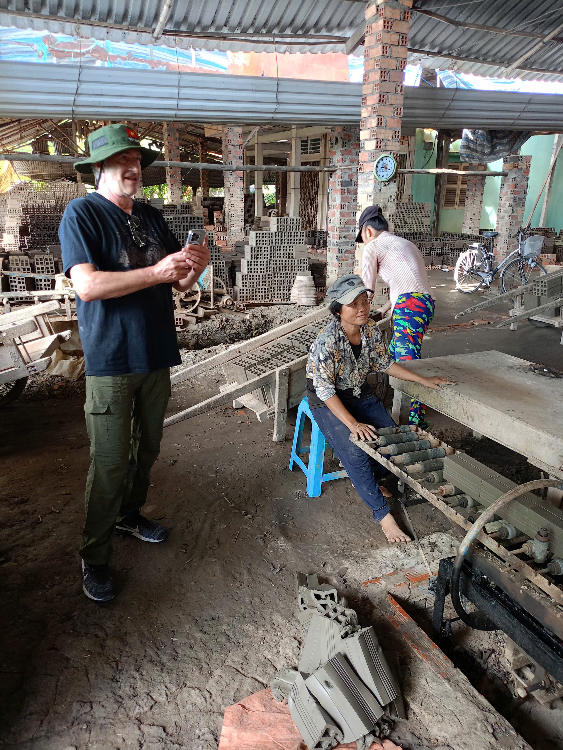 Brick making machine