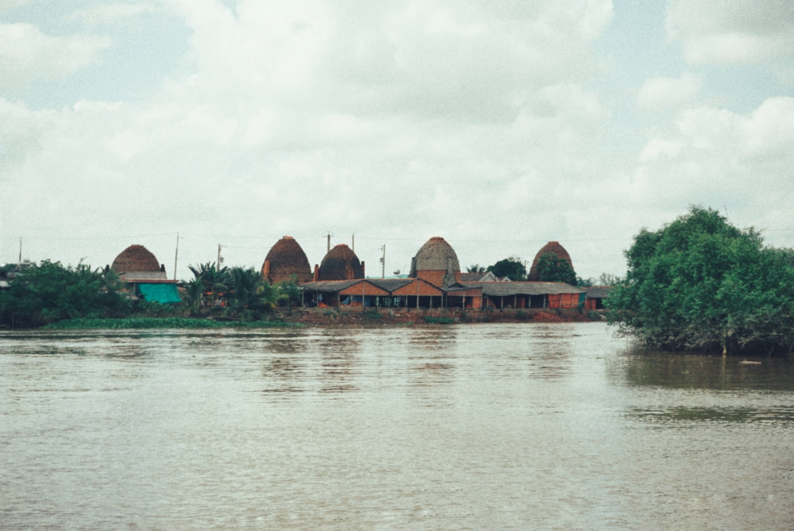 Red Kingdom kilns along riverside