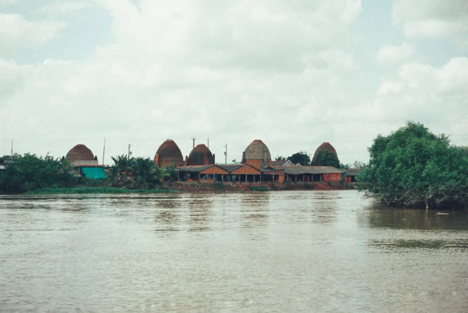 Red Kingdom kilns along riverside